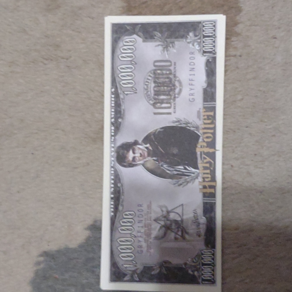 Harry Potter Million Dollar Bills